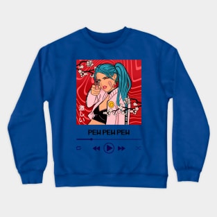 A Beautiful Music-Like Pew Pew Pew Issa 2020 Bae Crewneck Sweatshirt